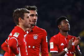 Mueller, Hummels gây thất vọng ở trận gặp Dortmund. (Nguồn: Fcb.de)