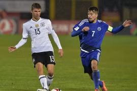 Muller trong trận đấu với San Marino (Ảnh: Nguồn:Dfb.de ) 