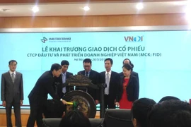 Cổ phiếu FID chào sàn với mức giá 11.500 đồng/cổ phiếu 