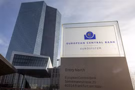 Trụ sở ECB tại Frankfurt am Main, Đức. (Ảnh: AFP/ TTXVN)