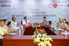 Quang cảnh buổi tọa đàm. (Ảnh: TTXVN phát)