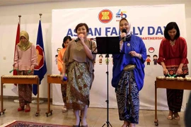 Một tiết mục văn nghệ của Đại sứ quán Indonesia tại Bỉ. (Ảnh minh họa: Hương Giang/TTXVN)