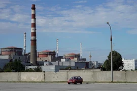 Nhà máy điện hạt nhân Zaporizhzhia. (Ảnh: AFP/ TTXVN)