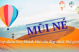 [Infographics] Mũi Né - top điểm bay khinh khí cầu đẹp nhất thế giới