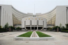 Trụ sở Ngân hàng Nhân dân Trung Quốc tại Bắc Kinh, Trung Quốc. (Ảnh: AFP/ TTXVN)