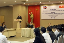 Quang cảnh buổi tọa đàm. (Ảnh: Tuấn Anh/TTXVN)