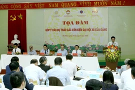Quang cảnh buổi tọa đàm. (Ảnh: Nguyễn Dân/TTXVN)