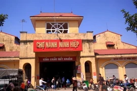 Chợ Nành Ninh Hiệp. (Nguồn: TTXVN)