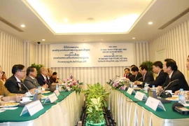 Toàn cảnh cuộc hội đàm. (Ảnh: Phạm Kiên/TTXVN)