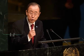 Tổng Thư ký Liên hợp quốc Ban Ki-moon. (Nguồn: AFP)