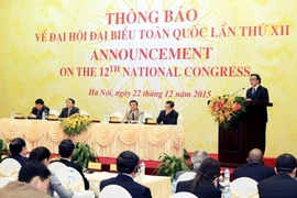 Ông Hoàng Bình Quân, Ủy viên Trung ương Đảng, Trưởng ban Đối ngoại Trung ương phát biểu. (Ảnh: Phạm Kiên/TTXVN)