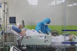 Bệnh nhân 91 (43 tuổi, phi công người Anh) đang được điều trị tích cực tại Bệnh viện Chợ Rẫy Thành phố Hồ Chí Minh. (Ảnh: TTXVN phát)