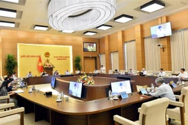 Quang cảnh phiên họp thứ 45. (Ảnh: Trọng Đức/TTXVN)