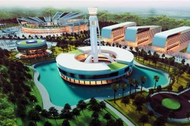 Phối cảnh tổng thể Trường Đại học FLC. (Ảnh: Văn Đức/TTXVN)