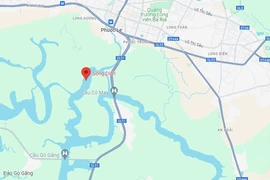 Vị trí sông Dinh. (Nguồn: Google Maps)
