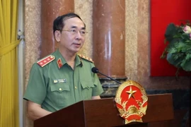 Thượng tướng Trần Quốc Tỏ, Ủy viên Trung ương Đảng, Phó Bí thư Đảng ủy Công an Trung ương, Thứ trưởng Bộ Công an. (Nguồn: TTXVN)