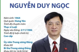 Bí thư Trung ương Đảng, Chánh Văn phòng Trung ương Đảng Nguyễn Duy Ngọc.