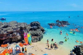 Một góc huyện đảo Lý Sơn. (Nguồn: TTXVN)