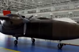 Phương tiện bay không người lái (UAV) 2 động cơ đã cất cánh thành công trong chuyến bay thử nghiệm 20 phút. (Nguồn: Anews)