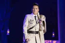 Ca sỹ Đàm Vĩnh Hưng và bộ trang phục không phù hợp với giá trị văn hóa Việt Nam. (Ảnh: Facebook nhân vật).