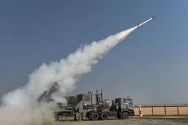 Ấn Độ thử nghiệm thành công tên lửa Akash-NG thế hệ mới. (Nguồn: PTI)