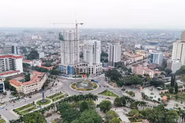 Trung tâm thành phố Thái Nguyên. (Ảnh: Hoàng Nguyên/TTXVN)