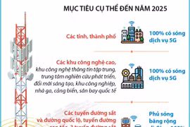 Năm 2025, Việt Nam phủ sóng băng rộng di động 100% quốc lộ, khu công nghiệp.