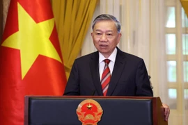 Tổng Bí thư, Chủ tịch nước Tô Lâm có thông điệp trực tuyến tham gia sự kiện cấp cao 'Lời kêu gọi toàn cầu về Hội nghị Thượng đỉnh Tương lai.' (Ảnh: Lâm Khánh/TTXVN)