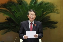 Phó Chủ tịch Quốc hội Nguyễn Đức Hải là Trưởng Đoàn giám sát. (Nguồn: TTXVN)