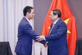 Thủ tướng Phạm Minh Chính tiếp ông Lu Yi-hua - Trưởng Đại diện khu vực châu Á-Thái Bình Dương-Công ty Corio. (Ảnh: Dương Giang/TTXVN)