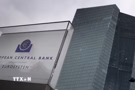 Trụ sở ngân hàng ECB.(Nguồn: AFP/TTXVN)