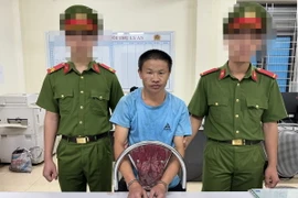 Đối tượng truy nã đặc biệt nguy hiểm Giàng A Hờ. (Ảnh: TTXVN phát)