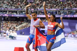 Nữ huyền thoại điền kinh khiếm thị người Cuba Omara Durand. (Nguồn: Prensa Latina)