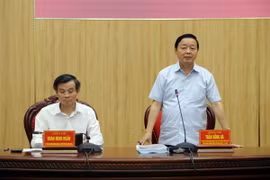 Ông Trần Hồng Hà, Ủy viên Trung ương Đảng, Phó Thủ tướng Chính phủ, Thường trực Tiểu ban Kinh tế-Xã hội phát biểu chỉ đạo Hội nghị. (Ảnh: Hải Yến/TTXVN)
