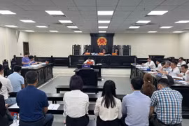 Quang cảnh phiên tòa. (Ảnh: Kim Anh/TTXVN)