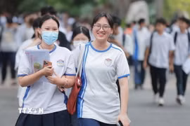 Thí sinh dự thi Tốt nghiệp trung học phổ thông. (Ảnh: TTXVN)
