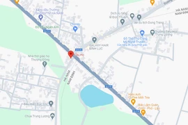 Khu vực xảy ra vụ tai nạn. (Nguồn: Google Maps)