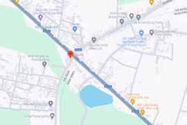 Khu vực xảy ra vụ tai nạn. (Nguồn: Google Maps)
