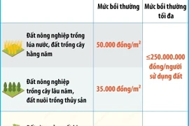 Mức bồi thường chi phí đầu tư vào đất còn lại khi Nhà nước thu hồi đất.