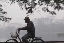 Ô nhiễm không khí tại Hà Nội vẫn ở mức không tốt cho sức khỏe. (Nguồn ảnh: TTXVN)