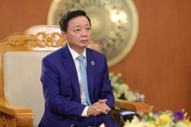 Bộ trưởng Bộ Tài nguyên và Môi trường. (Ảnh: Hùng Võ/Vietnam+)