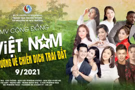 MV "Việt Nam hướng về Chiến dịch Trái đất" hưởng ứng Chiến dịch Làm cho thế giới sạch hơn. (Ảnh: Monre cung cấp)