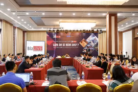 Tọa đàm thường niên “Làm ăn gì năm 2017?” ngày 10/12. (Ảnh: PV/Vietnam+)