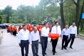 Khởi công Nhà khách tại Nghĩa trang Trường Sơn. (Ảnh: PV/Vietnam+)