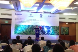 Hội thảo “Luật doanh nghiệp 2014: Các quy định mới về Quản trị công ty và khả năng áp dụng đối với doanh nghiệp Việt Nam.” (Ảnh: PV/Vietnam+)