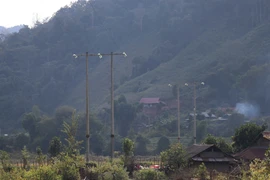 Một vụ động đất vừa xảy ra ở gần huyện Mường Nhé, tỉnh Điện Biên. (Ảnh: Xuân Tiến/TTXVN)