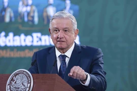 Tổng thống Mexico Andres Manuel Lopez Obrador. (Ảnh: AFP/TTXVN)