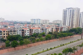 Dự án HanHomes Giang Biên (quận Long Biên, Hà Nội). (Ảnh: Minh Nghĩa/TTXVN)