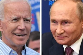 Tổng thống Mỹ Joe Biden (trái) và Tổng thống Nga Vladimir Putin. (Ảnh: Wxow/TTXVN)
