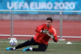 Thibaut Courtois đang ở phong độ đỉnh cao trong nhiều tháng qua. (Nguồn: twitter)